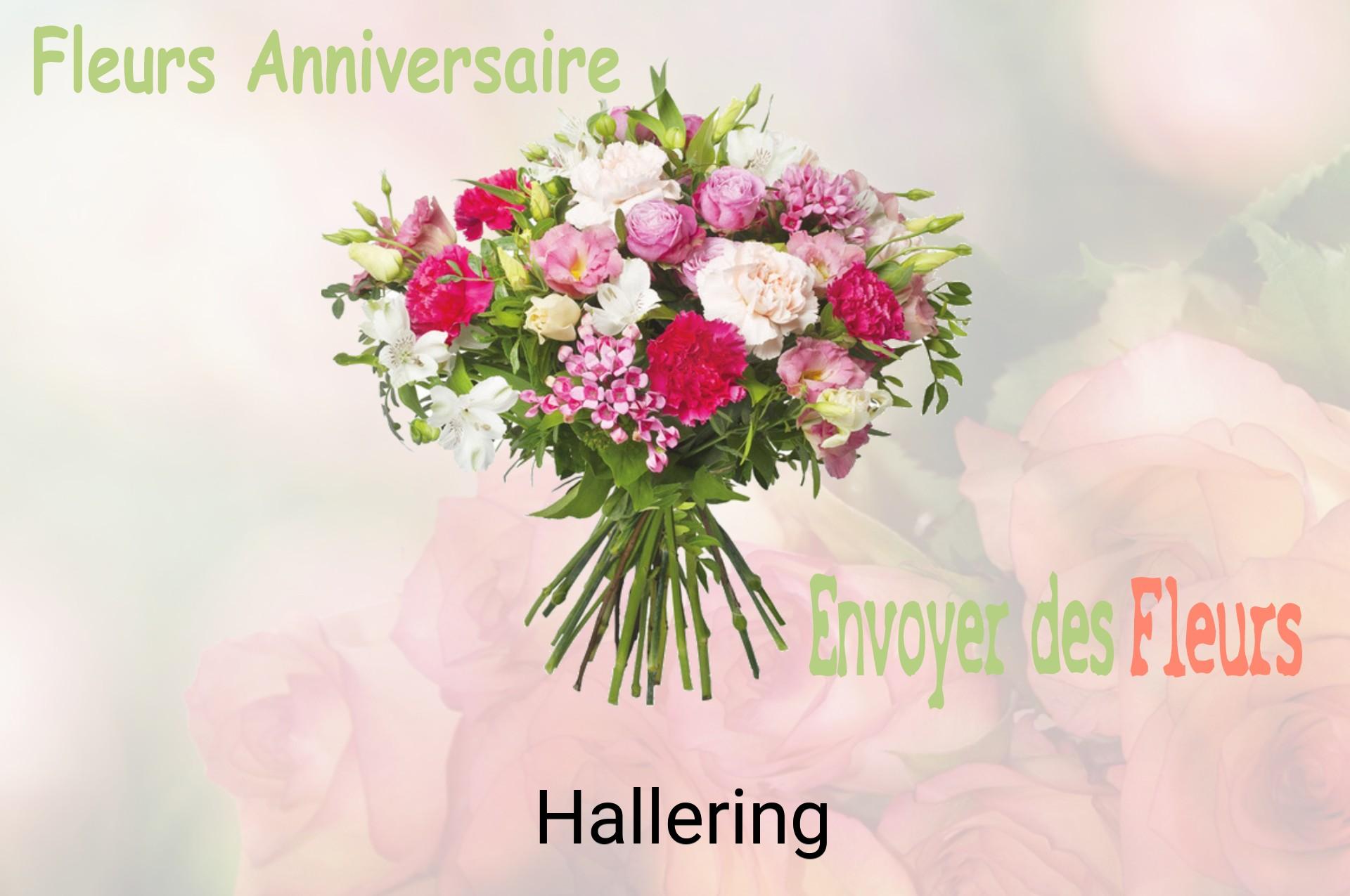 Bouquet de fleurs d’anniversaire livré à Hallering